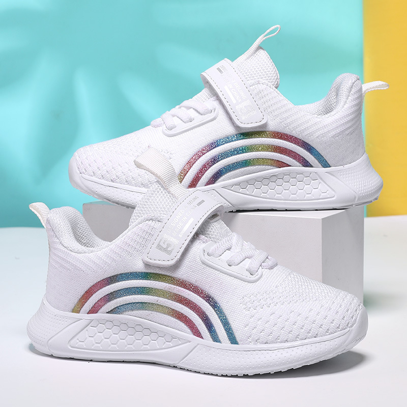 Atmungsaktive Mädchen Sneaker Für Sport Und Freizeit Mit Mesh_voghion.com