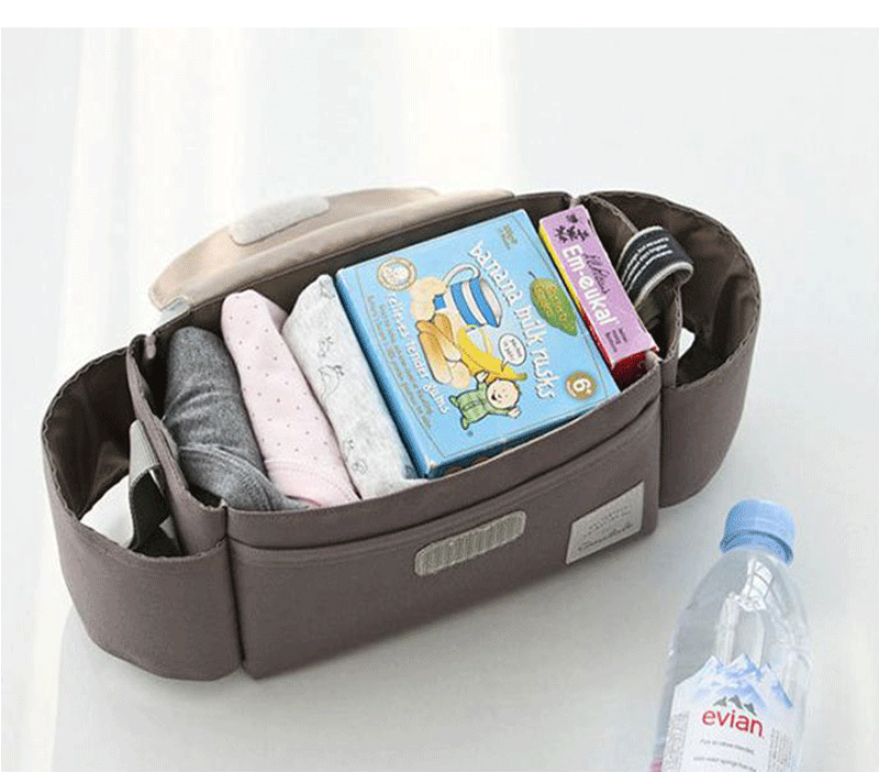 日本婴儿推车收纳包挂包收纳袋小挂袋子儿童外出装奶瓶包大容量详情7