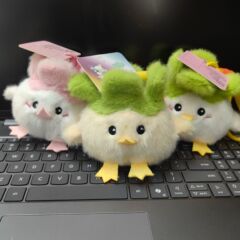 ウーハン文化創造会社のガーリーバードが発声するガーリーバード卸売ぬいぐるみ白鶏おもしろ文化創造会社キャラクターキーホルダー