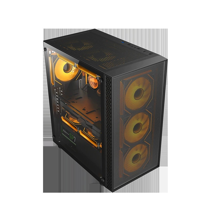 Wide-Body PC Case (Amazon Beta) Beta 3, Mesh Front & Tempered Glass Side, Water-Cooling Ready