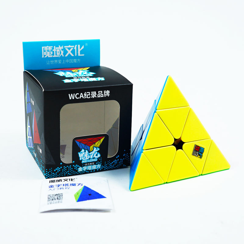 Moyu Culture Charm Dragon 2, 3, 4, 5, Cubo de Rubik, pirámide de color sólido, puesto de inteligencia, fuente de juguetes, consulta de chat privado