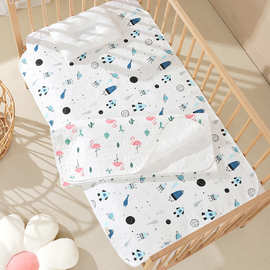 婴儿隔尿垫水洗透气防水防渗垫婴幼儿纯棉尿布垫多尺寸儿童隔尿垫