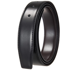 Width 3.4CM casual strap pin buckle perforated strap two-layer cowhide bottom strap LY34-3342