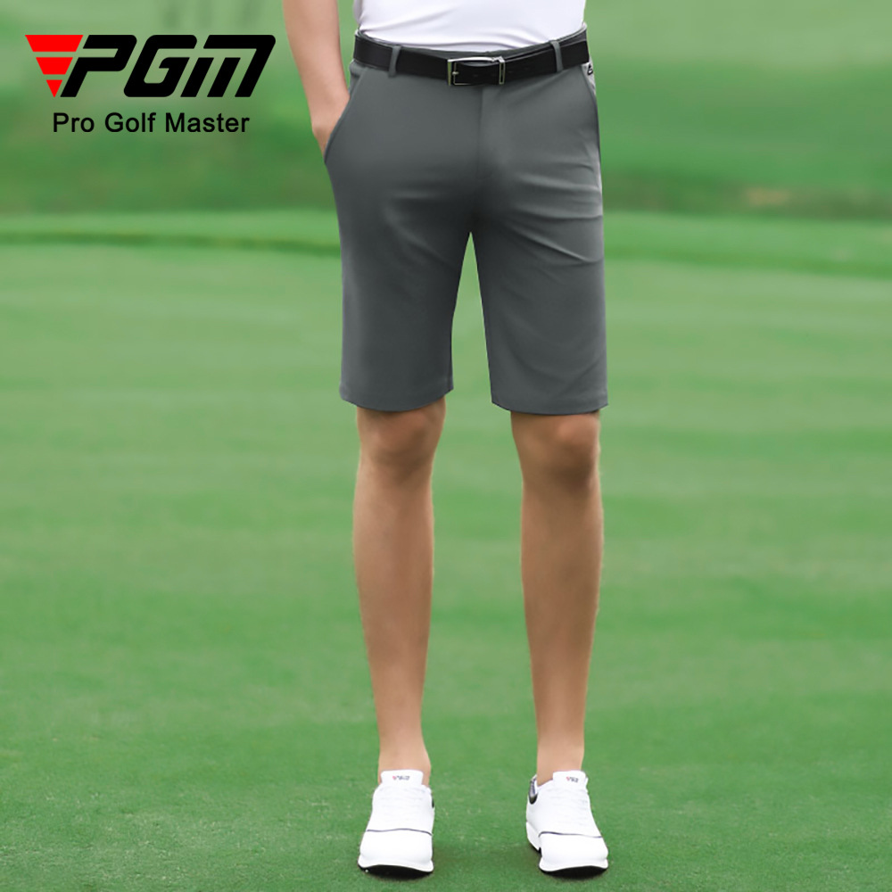 KUZ075 màu trơn quần short màu xám