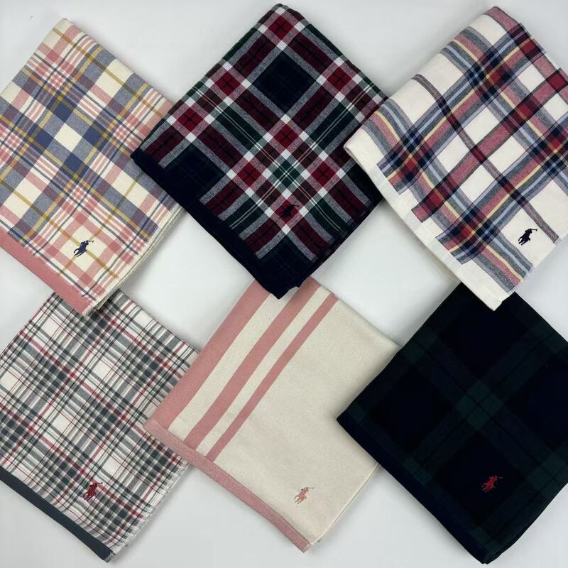 Original Export Order to Japan of Ralph Lauren Polo High-End Yarn-Dyed Gauze Embroidered Limited Edition Bath Towel