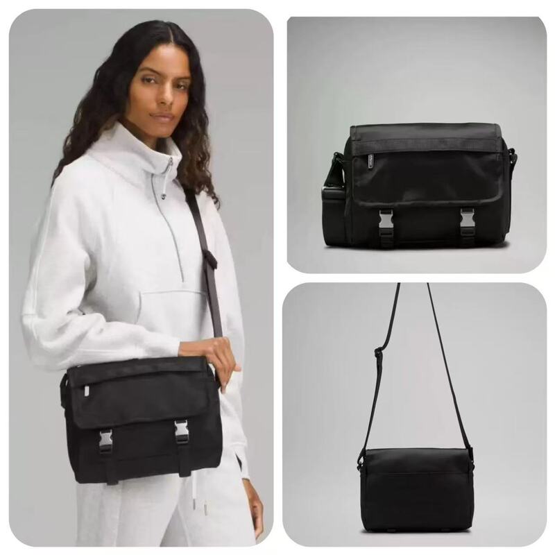 Lululemon 6.5L Messenger Bag Yoga Unisex Crossbody Bag Men's Shoulder Sports Bag Lulu Bag