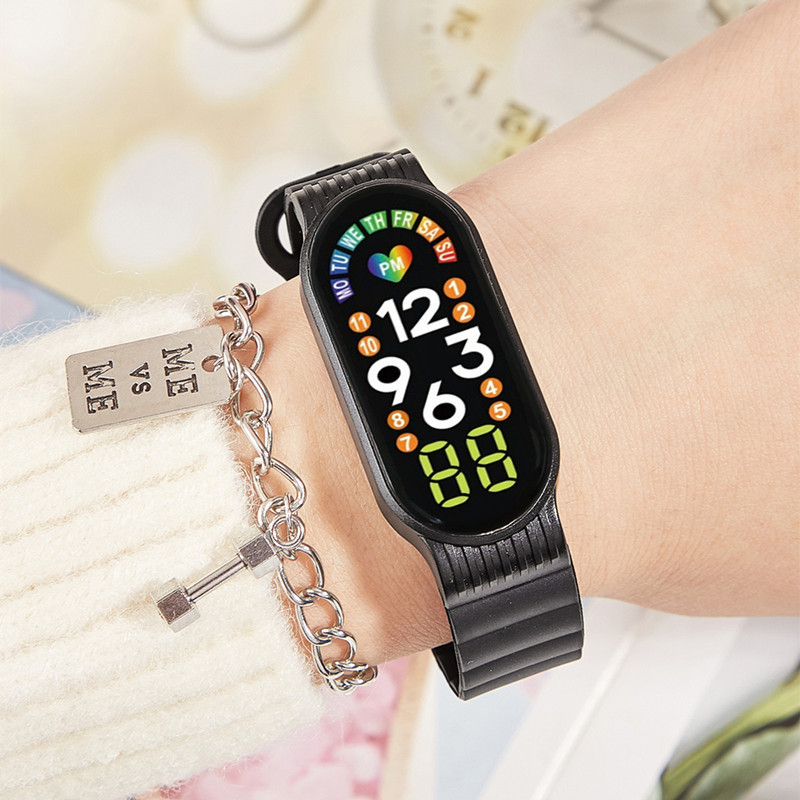 Nuevo original xiaomi m7a táctil LED reloj electrónico moda deportes digital niños estudiante reloj electrónico pulsera