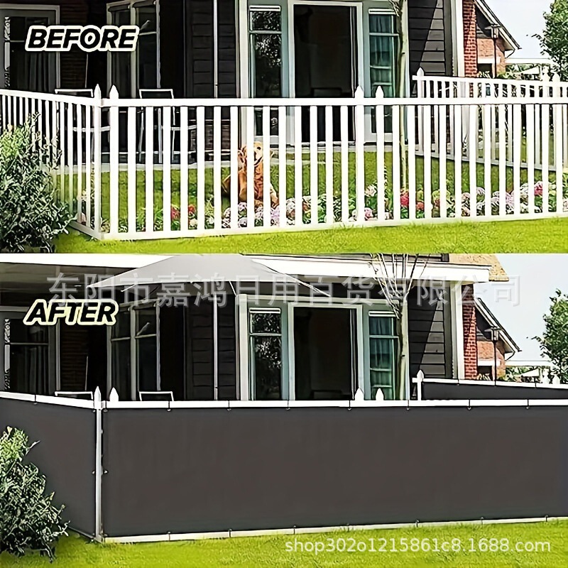 Balcony and Garden Privacy Screen Uv Protection for Patio Deck Backyard Pool Sun Shade Privacy Cloth