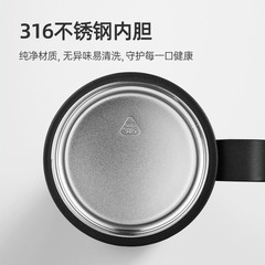 哈爾斯保溫杯男士新款2023大容量杯子辦公室316不鏽鋼水杯帶手柄