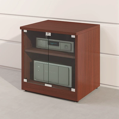 Electric car big tripod racks, amplifier cabinets, stands - teak-colored-two-layer-particle-board