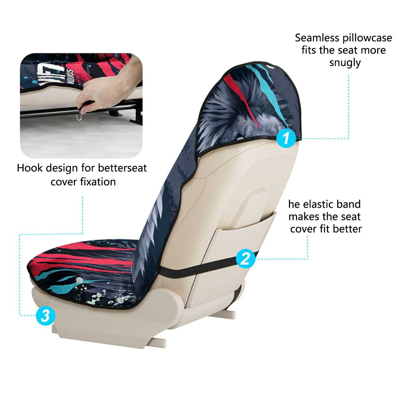 Car seat towel cover front seat protector suitable for gym and exercise, universal for all seasons, car use 44