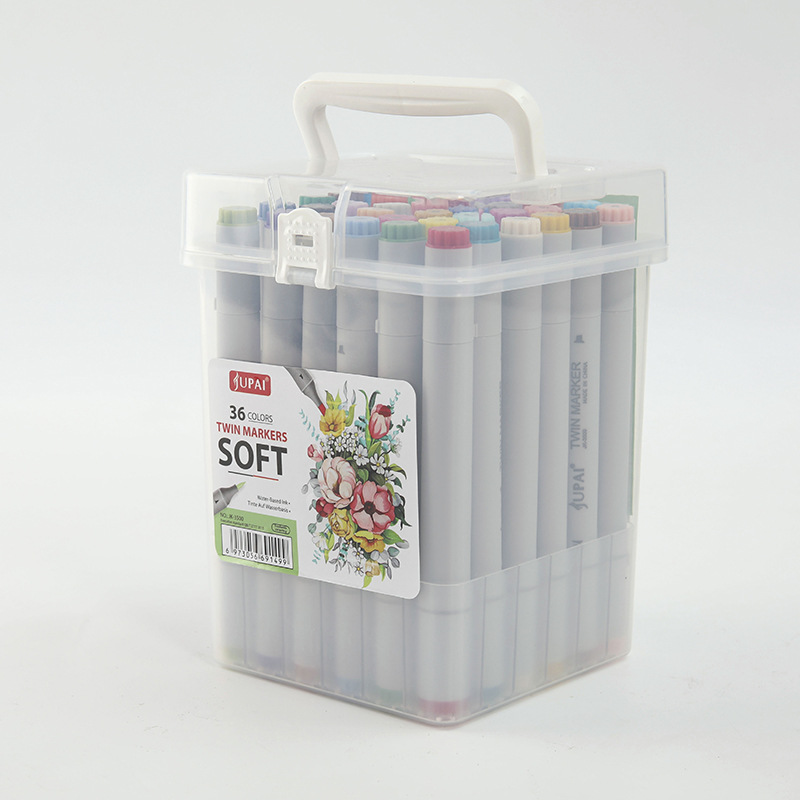 Marcador transfronterizo 80 traje de color pintura de doble cabeza marcador de color pincel de pintura a base de agua recomendar pluma de graffiti de arte