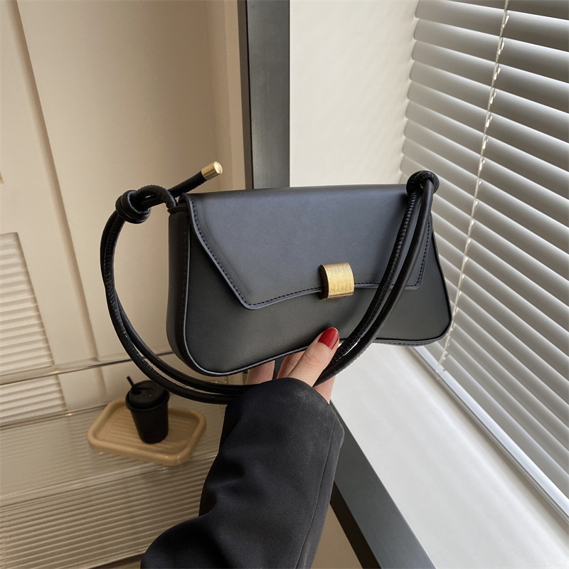 Bolso de alta sensación para mujeres 2025 nuevo bolso de palo retrógrado bolso de brazo de la chica de estilo extranjero bolso de hombro