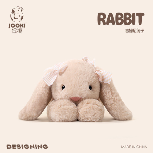 Cute Jimny Rabbit Plush Toy, Funny Doll, Sleeping Pillow, Stuffed Animal, Gift for Girls on Birthday