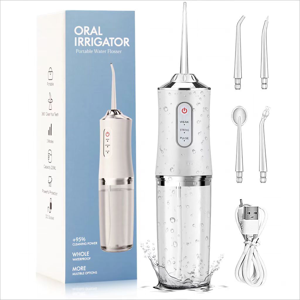 Irrigador dental eléctrico transfronterizo irrigador dental doméstico portátil agua hilo dental limpiador Dental Cuidado Bucal limpiador dental