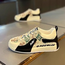 夏季男鞋休闲运动包底阿甘鞋香港潮牌欧洲站高级感厚底外贸华南仓