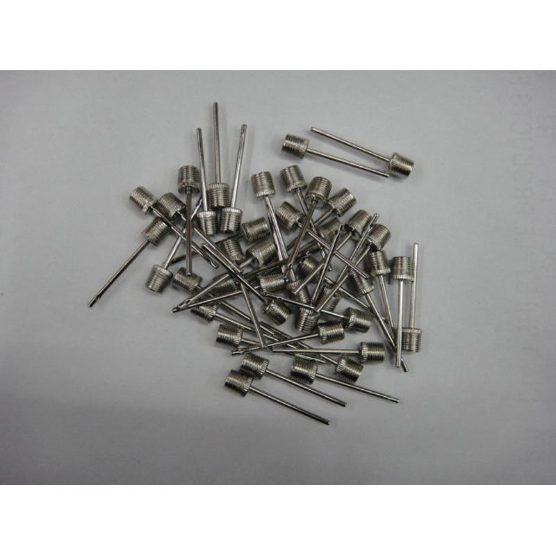 篮球充气针足球气嘴工厂现货可供应球类用品金属打气针厂家批发