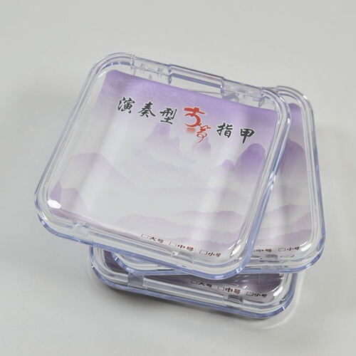 Guzheng Nail Box Guzheng Pipa Nail Transparent Display Box Storage Box