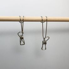 日式不锈钢可悬挂长尾夹子 网红学生便签夹厨房冰箱多功能收纳夹