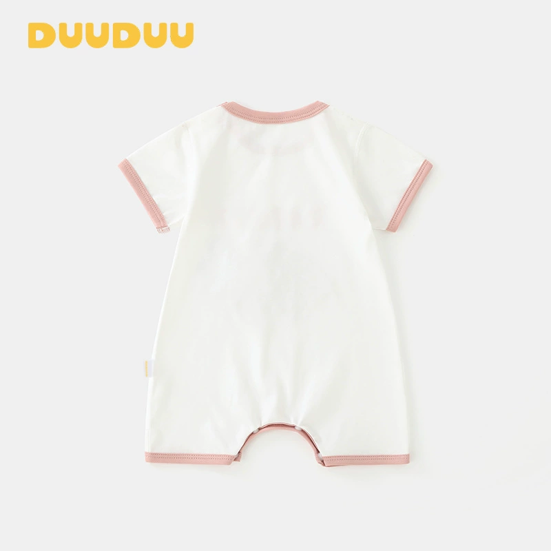 Детский летний overall DUUDUU для новорожденных, бодисвит с коротким рукавом