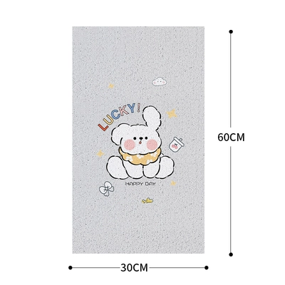 Loop Foot Mat Emmayadi Bell — Electric vehicle foot mat - 30x60silk-circle-foot-pad-lucky-rabbit