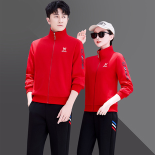 Couple Sports suit Men's Autumn 2025 New Sweatshirt Men's and Women's Trendy Casual Sportswear Spring and Autumn Women's Running Clothes