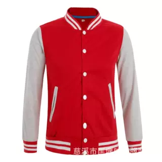 外贸工厂跨境棒球服卫衣定制logo工作服运动班服企业公司年会定制