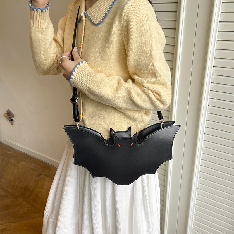 Borsa a tracolla halloween pipistrello per donna alla moda_voghion.com