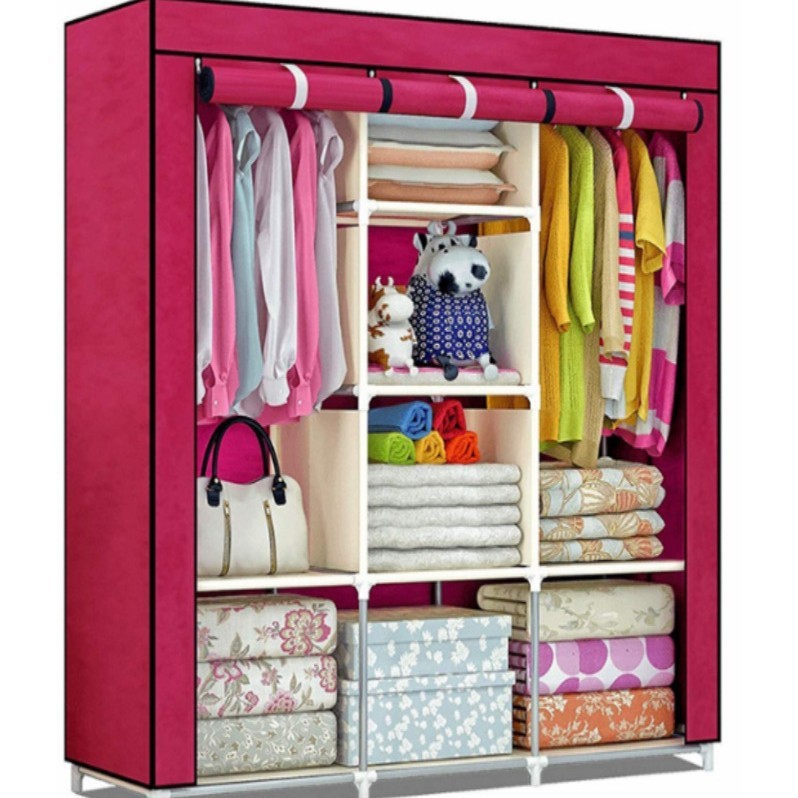 Cortina enrollable Roja de vino