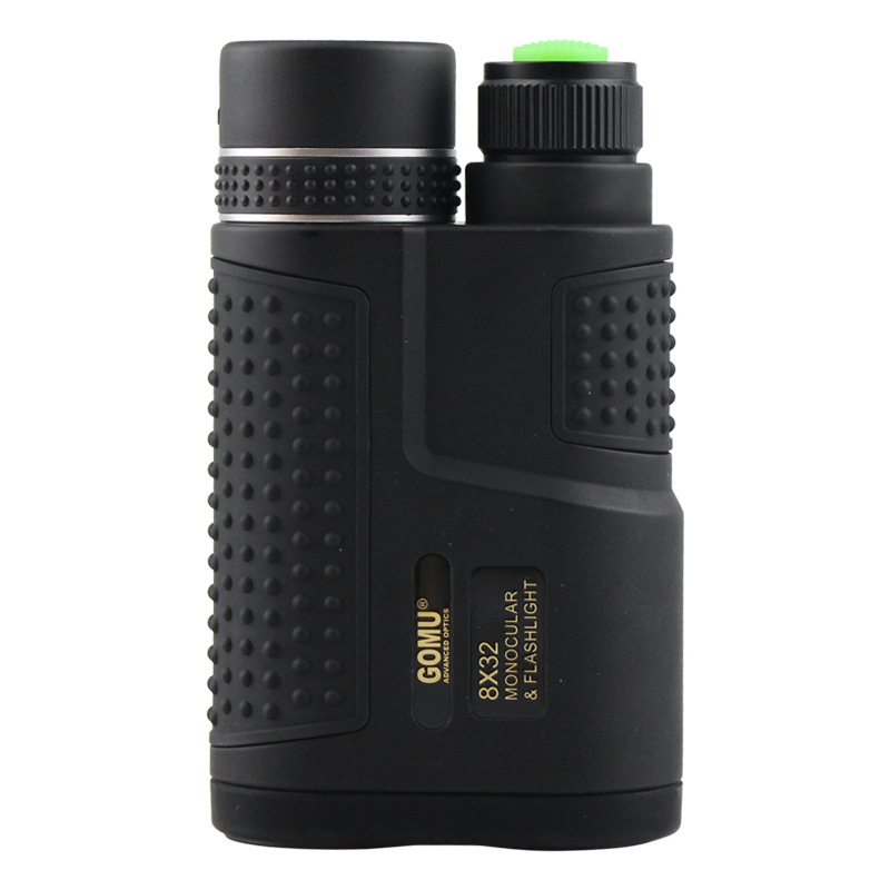 GOMU高牧8X32单筒望远镜带手电筒照明功能