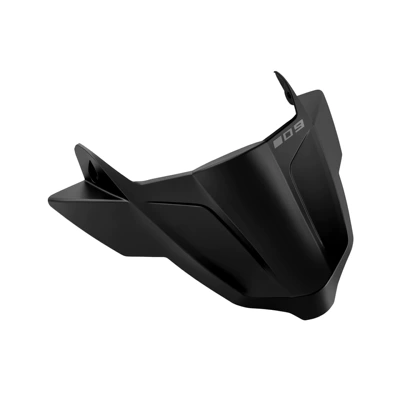 Suitable for Yamaha MT-09 17-20 motorcycle modified windshield Guide cover baffle windshield chest protector mirror (Motorcycle front windshield) - m09-baffle-black