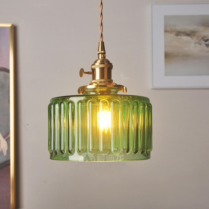 Retro minimalist glass lamp for bedside, bedroom, homestay, restaurant, creative cafe lighting, plug-in hanging lamp Retro minimalist glass lamp for bedside, bedroom, homestay, restaurant, creative cafe lighting, plug-in hanging lamp