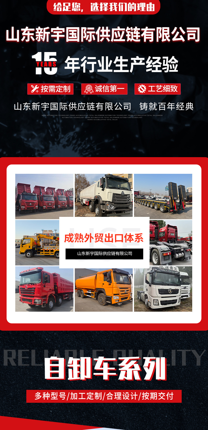 Factory Supplies and Exports Refurbished Sinotruk Howo 12-Wheel Dump Trucks, Howo 8X4 Engineering Dump Trucks