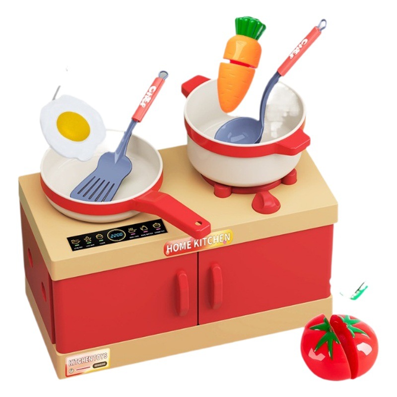 Play House simulación cocina juguetes educativos para niños niña traje fruta corte música Niño 3-6 años