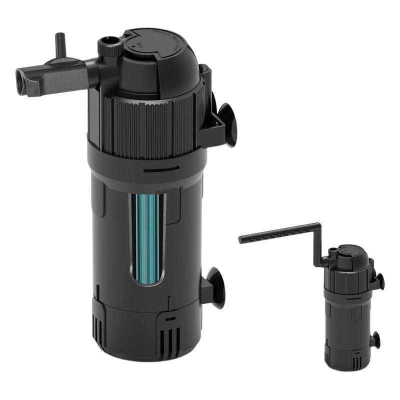 Система фильтрации для аквариума Amazon: фильтр, УФ-стерилизация, производство кислорода, три в одном, бесшумный насос для аквариума с фильтром.