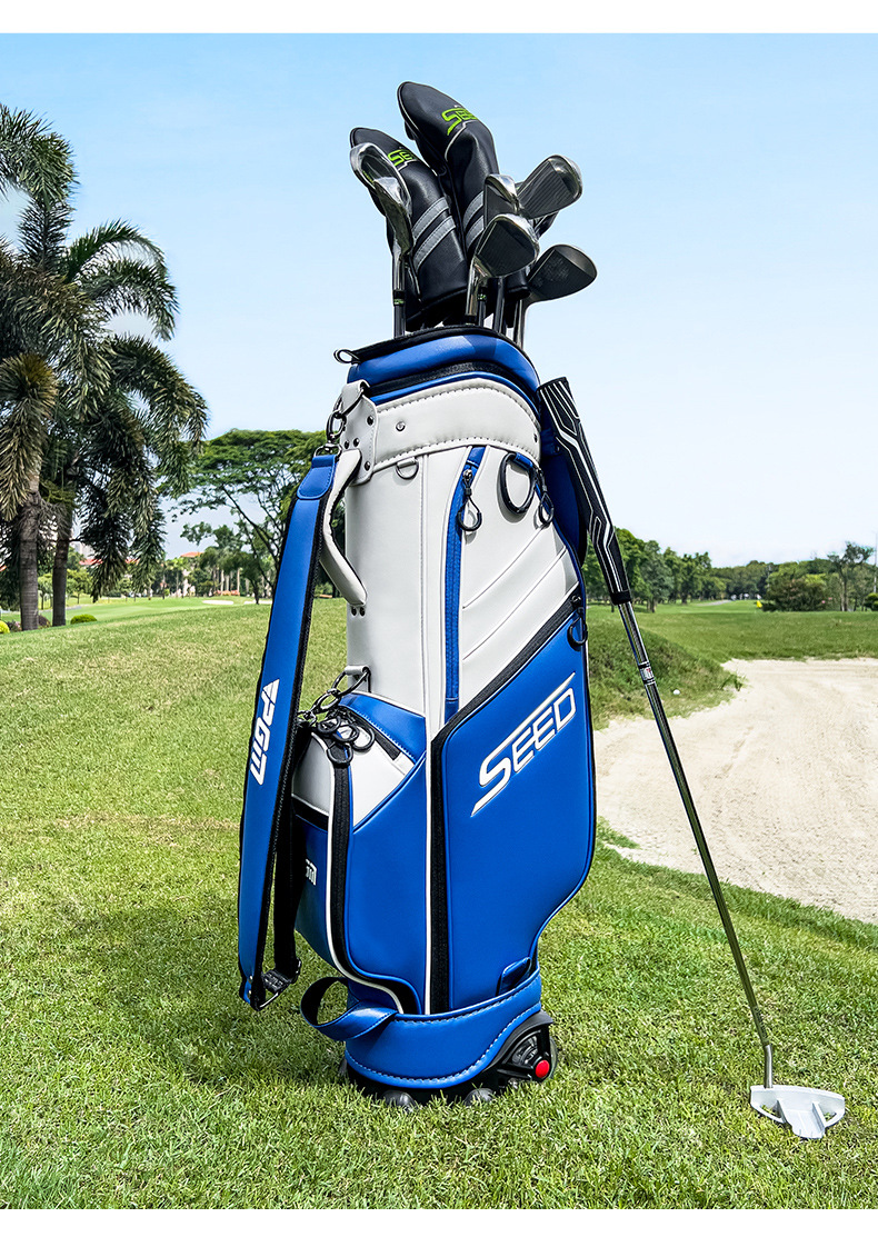 Túi golf trẻ em PGM vỏ cứng chống nước có bánh xe kéo, thiết kế kính thiên văn co giãn — QB162-Trắng hồng (cỡ lớn), QB162-Trắng hồng (cỡ vừa), QB162-Trắng hồng (cỡ nhỏ), QB162-Màu xanh trắng (lớn) chi tiết 12