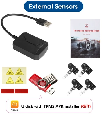 Tire pressure monitoring system Android Large Screen Dedicated Air - special-for-android-large-screen-built-in-4-wheels