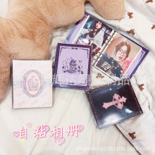 PVC活页相册 原创手账本自粘相册diy咕卡 覆膜粘贴式卡片收纳册子