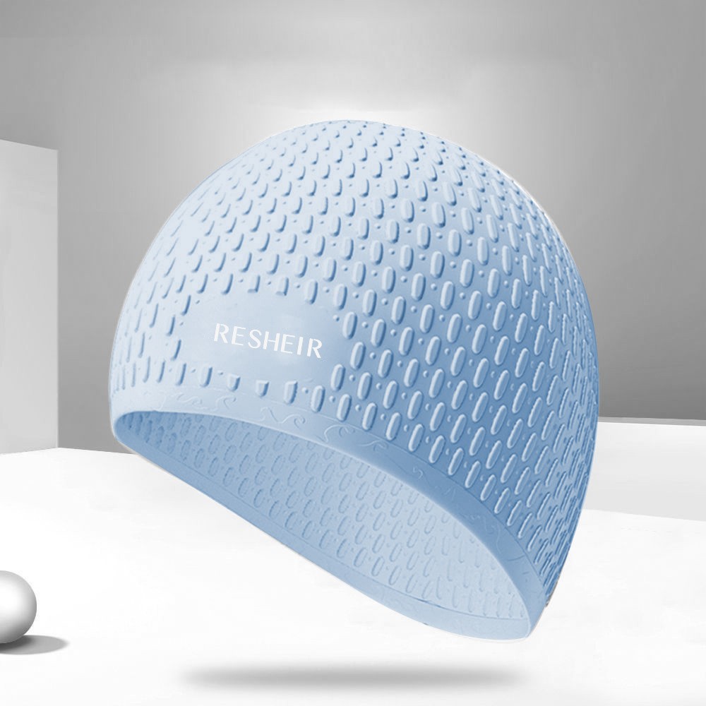Set de Gafas y Gorro de Natación de Marco Grande PC y Silicona Antivaho e Impermeable para Adultos