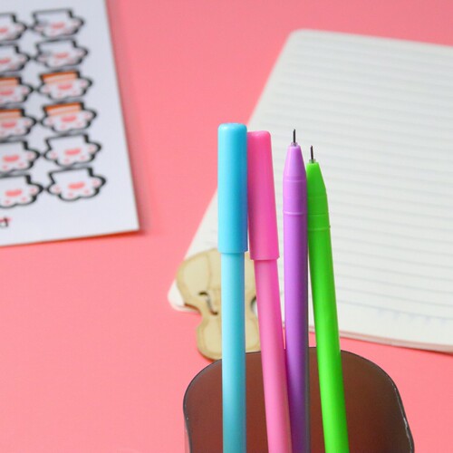 Cute Owl Gel Pen Creative Cartoon Animal Shape Water Pen Office Stationery Black Needle Signature Pen