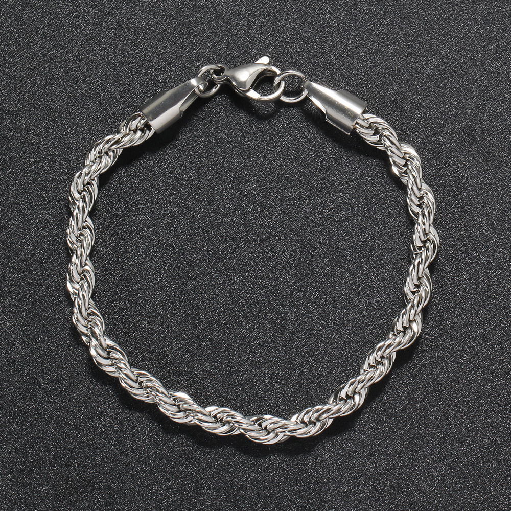 Fashion Geometric Stainless Steel Plating Bracelets 1 Piece