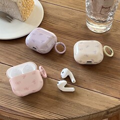 韓国系のシンプルな純色の蝶結びはAirpods4/3イヤホンの保護カバー2pro二世代の高級感を適用します。