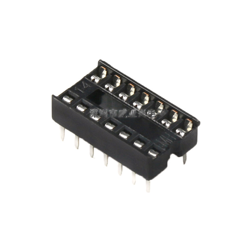 方孔IC插座芯片底座集成电路座子 PCB线路板单片机电路板集成块座|undefined