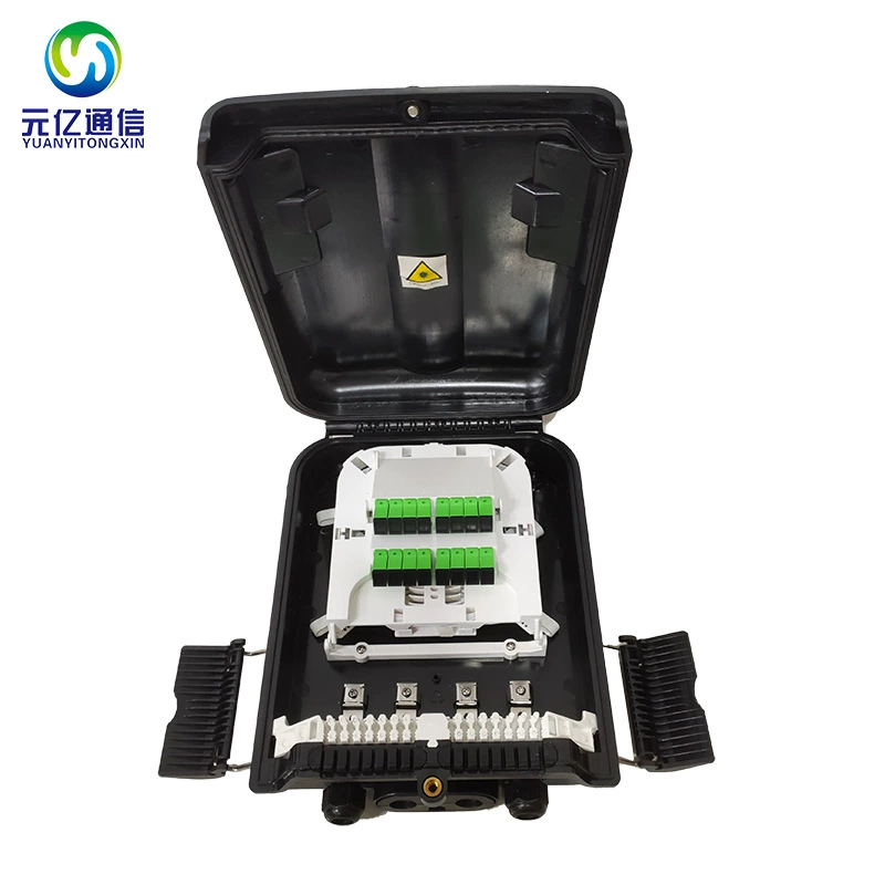 РМБ 100 миллионов коробка крытого и на открытом воздухе оборудования Стекловолокна коробки распределения стекловолокна порта сплиттер отб16 1 * 16ПЛК оптически терминальная
