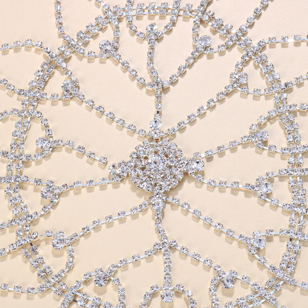 Tocado transfronterizo de moda exagerada borla multicapa Cadena de pelo Europea y americana elegante diadema de lujo Cadena de pelo