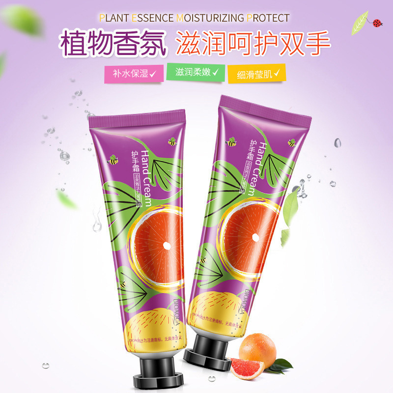 Boquanya elegante Rosa crema de manos hidratante Cuidado Hidratante manos anti-secado pequeña mano crema regalo de la mano