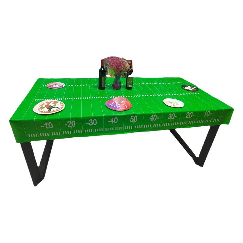 Поставка Фабрики Новая Пластиковая Скатерть Водонепроницаемое Масло Доказательство Партия Регби Одноразовые Оптовая Скатерть