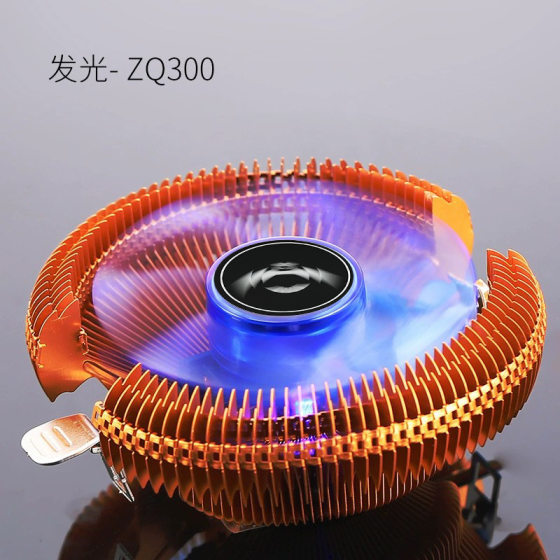 Desktops CPU Fan Radiator AMD Press Down 1155/1150/775/51 Air Cooled Luminous