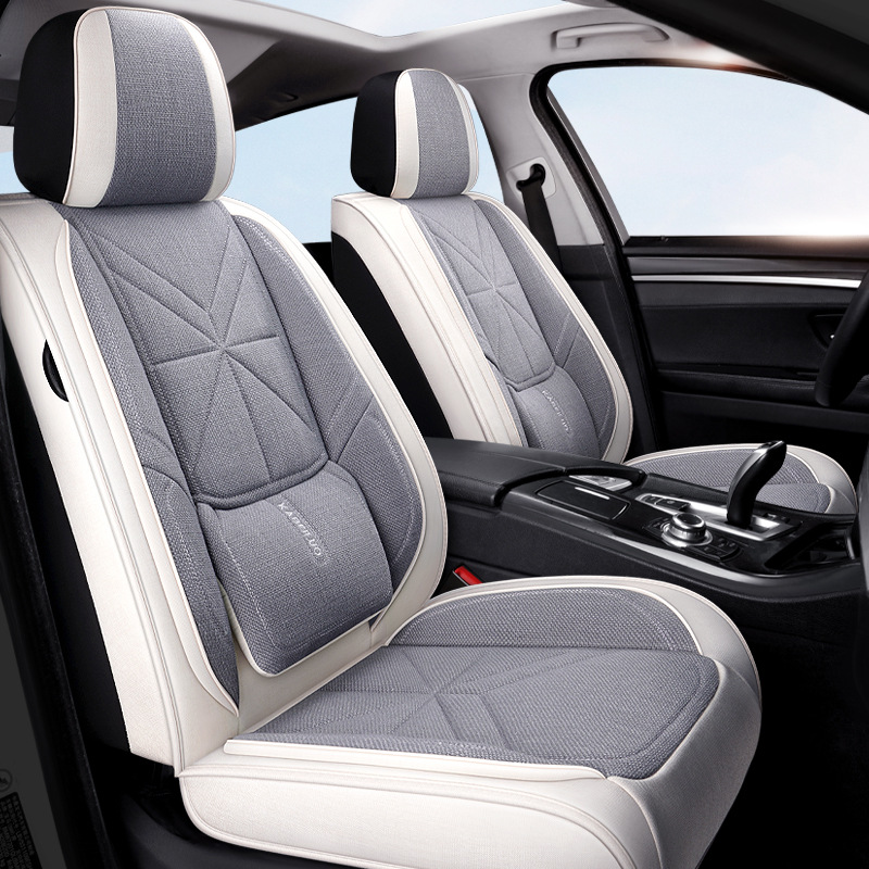 跨境外贸汽车坐垫四季通用透气全包座垫套座椅垫厂家批发代发