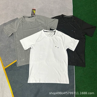 厂家直销速干男装运动休闲夏装多色可选四面弹面料舒适冰凉套装潮